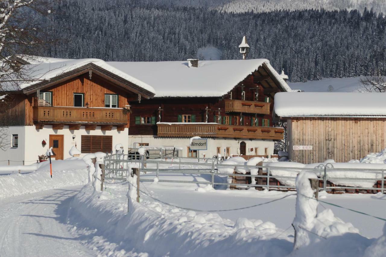 Apartmán Biobauernhof Jagglhof Saalfelden Exteriér fotografie