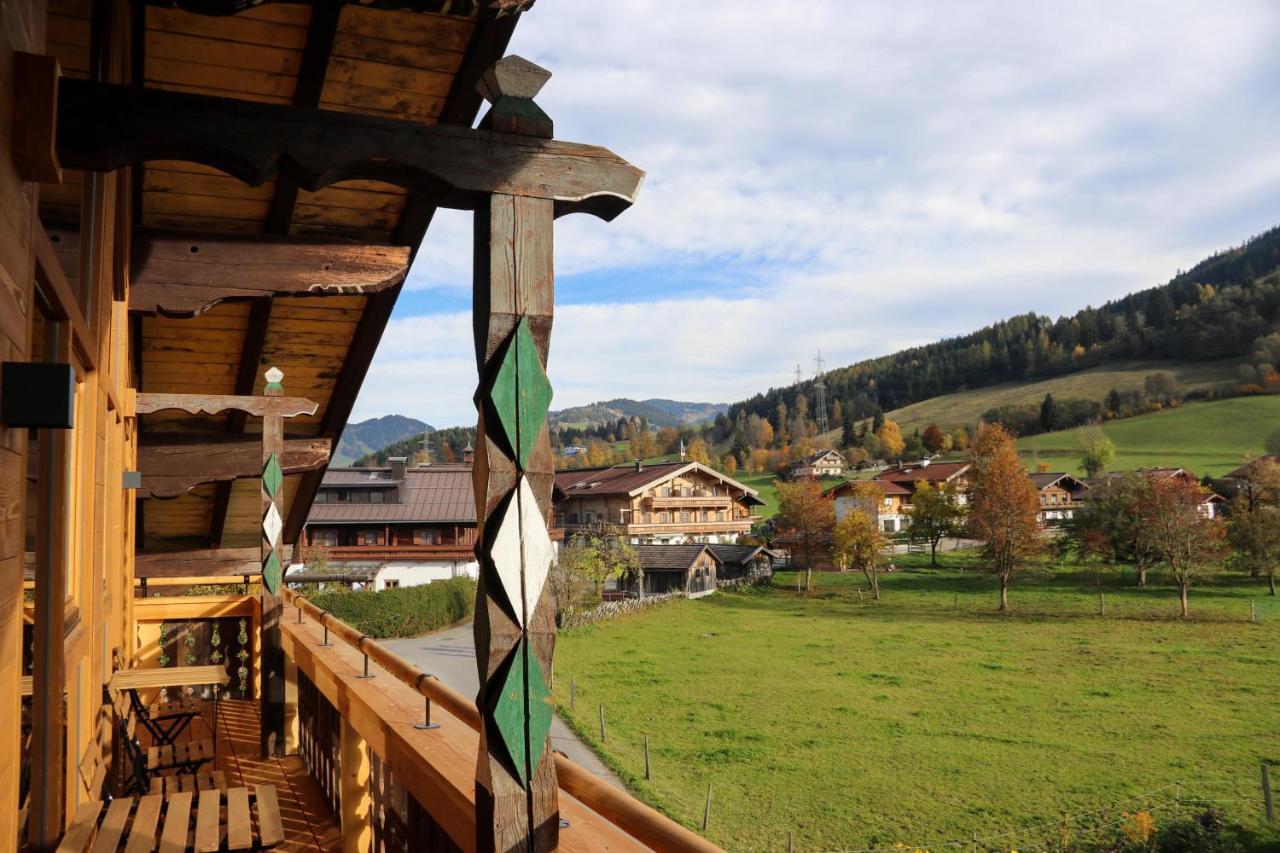 Apartmán Biobauernhof Jagglhof Saalfelden Exteriér fotografie